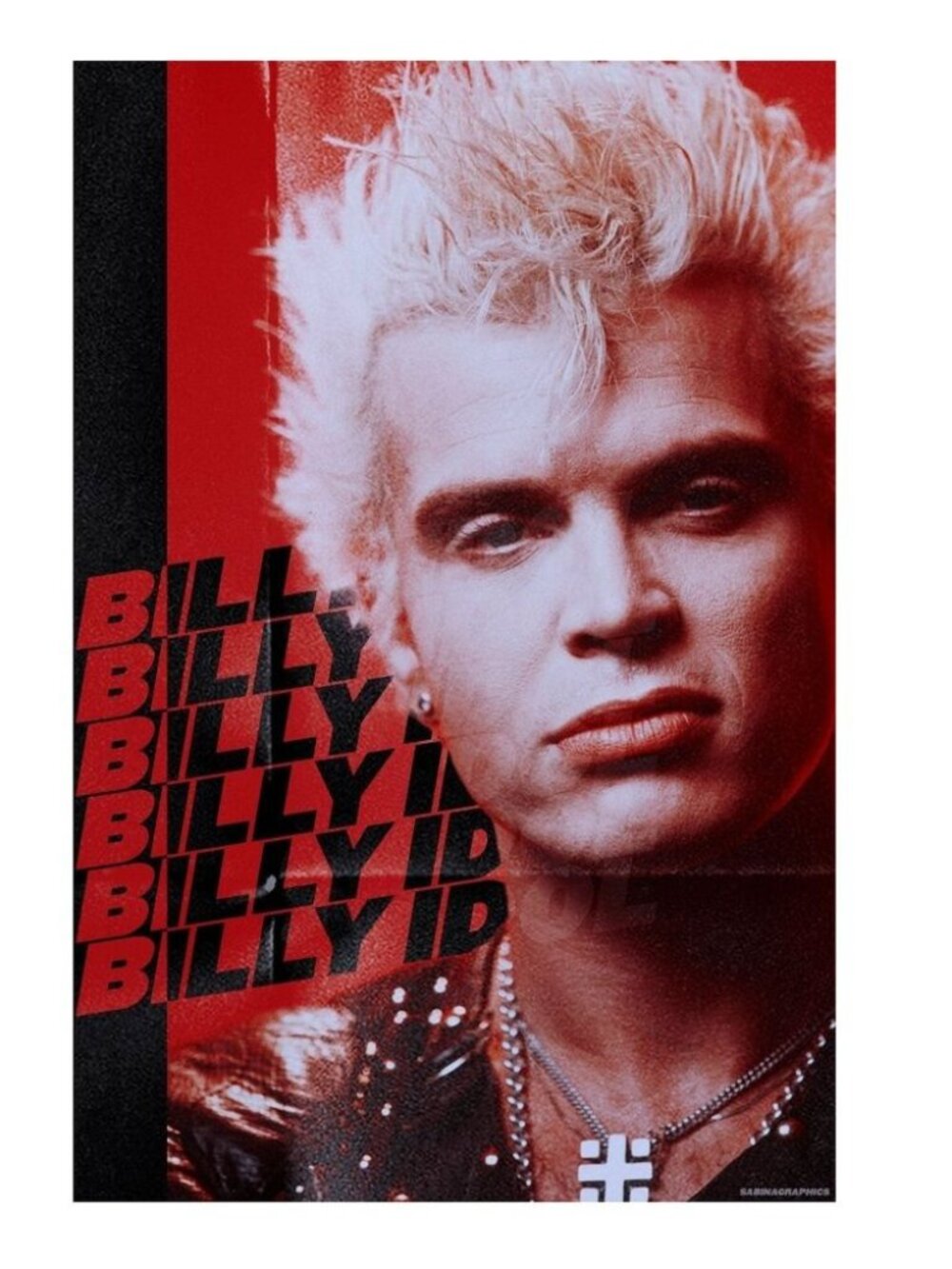 Billy Idol Vintage Poster